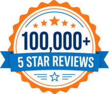 100,000+ 5 Star Reviews
